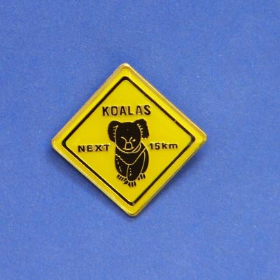 Pin Roadsign Koala